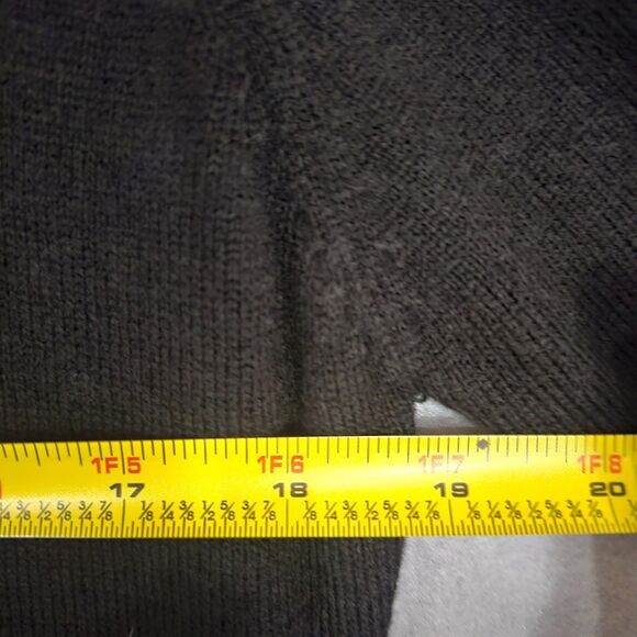 New IZ Byer XXL Sweater Dress Black Knee Legnth Long Sleeve - Picture 5 of 7